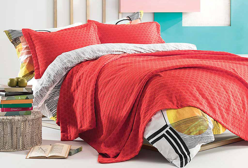 Coral Bedspread