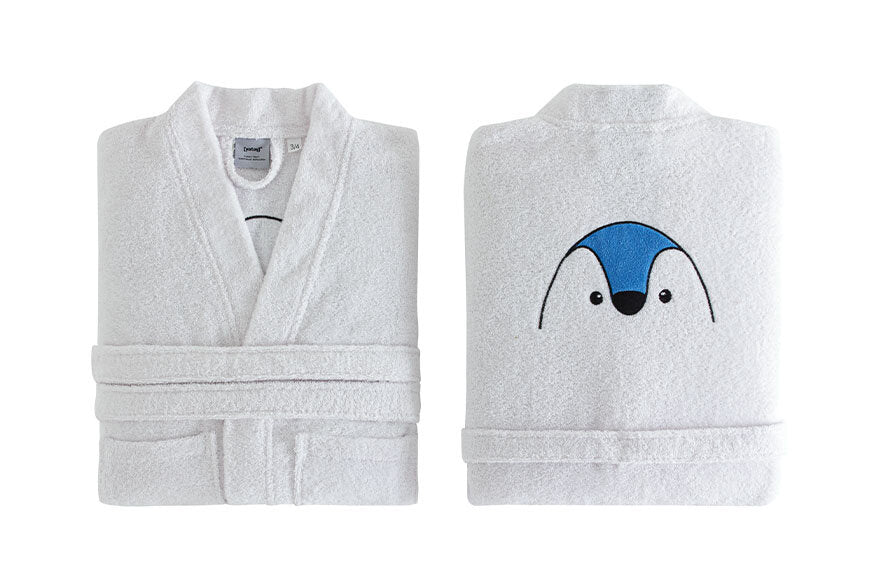 Pingu Kimono Collar Bathrobe