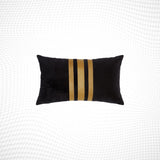 Erme Ribboned Velvet Decorative Pillow