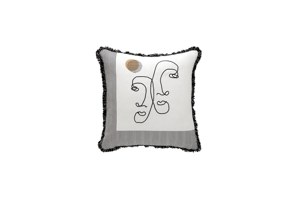Edna Fringed Decorative Pillow